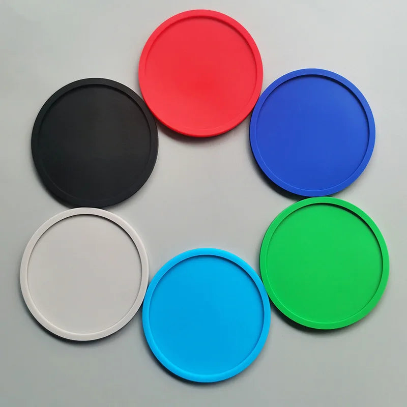 Conjunto de porta-copos de silicone antiderrapante