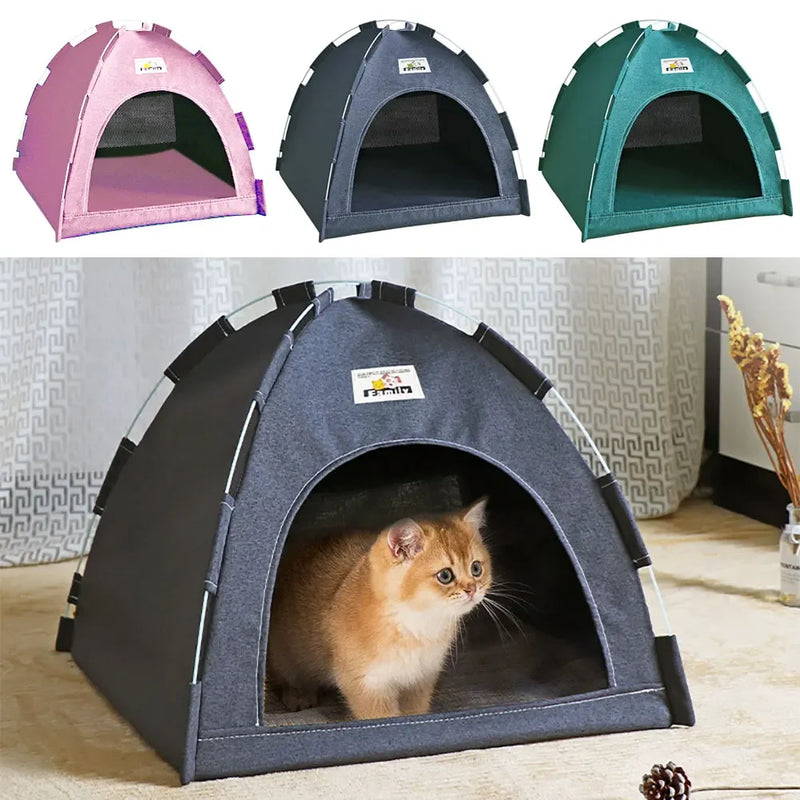 Cabana para dormir, casa para gatinhos, filhotes, cercadinho, cesta, canil, pequeno, casa para cães